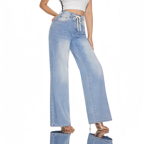 Low Rise Low Profile Wide Leg Jeans