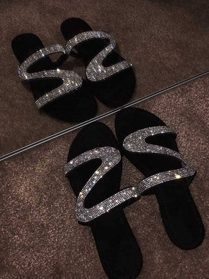 Sweet Hot Drill Sequined Sandals