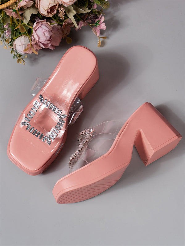 High Heeled Thick Bottom Sandal Slippers