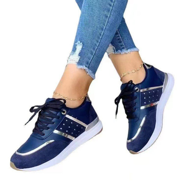 Thick Sole Colourblock Low Top Sneakers