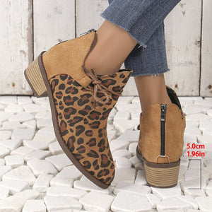 Leopard Fashion Boots Women