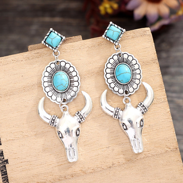 Retro Turquoise Earrings