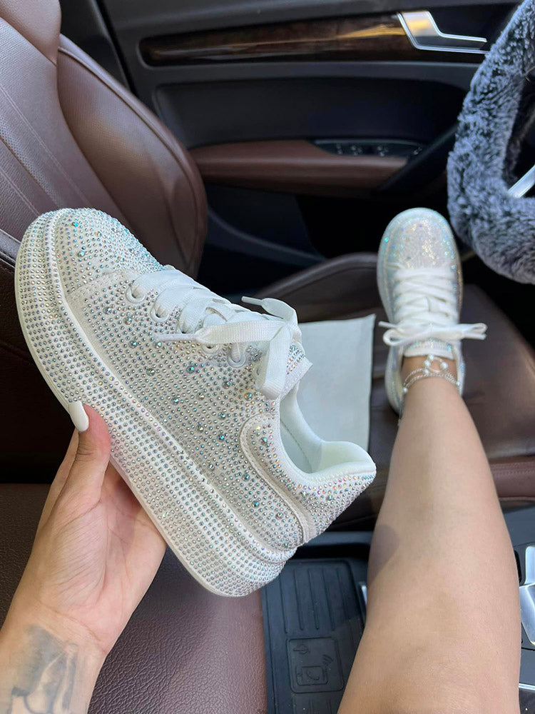 Full Rhinestone Sneakers