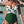 Leaf Twist-Front One Piece Swimsuit