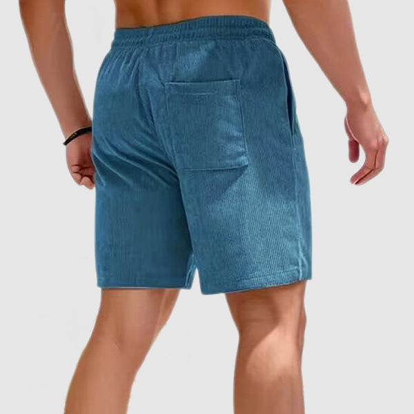 Men's Casual Corduroy Seaside Beach Shorts