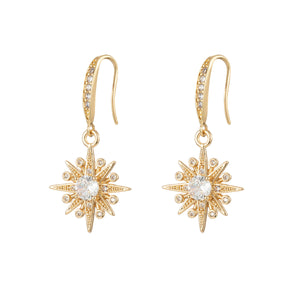 Octagonal Star Earrings