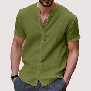 Men's Hawaiian Vintage Fashion Linen Cotton Shirt