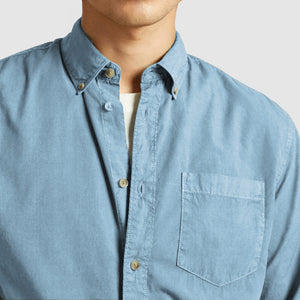 Men's Basic Casual Cotton Pocket Shirt