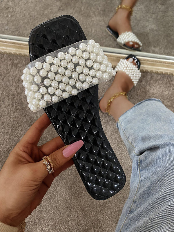 Pearl Decor Sandals