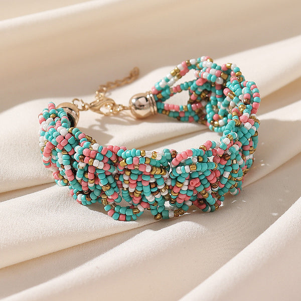 RetroEthnic Style Erotic Rice Bead Bracelets