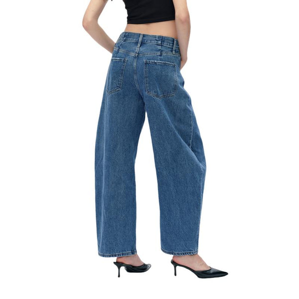 High Waist Vintage Loose Wide Leg Jeans BYOX003