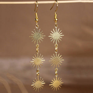 Sun Star Earrings