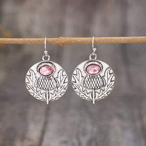 Vintage Style Bauhinia  Earrings