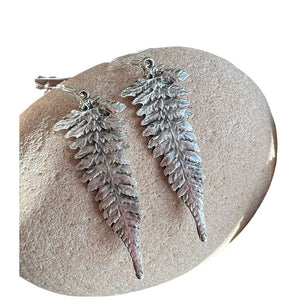 Vintage Leaf Long Earrings