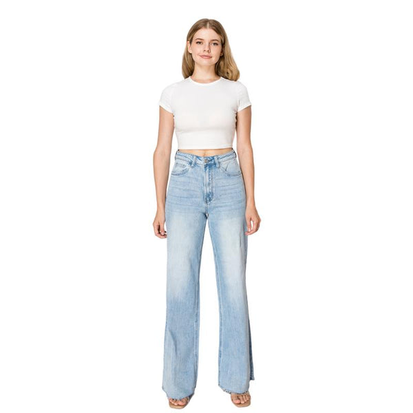 High Waisted Wide Leg Jeans BYW8101