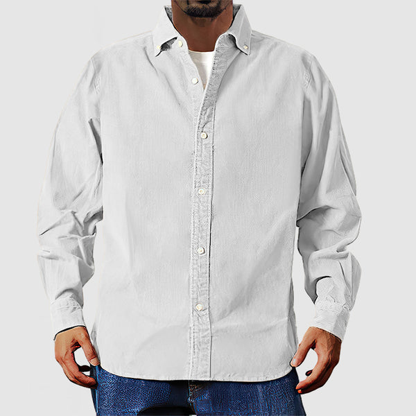 Men's Vintage Washed Basic Shirt