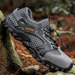 Men's new outdoor hiking climbing climbing hollow mesh recreational shoes