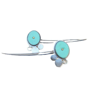 Cute style long earrings