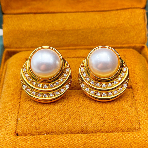 Retro Pearl Earrings