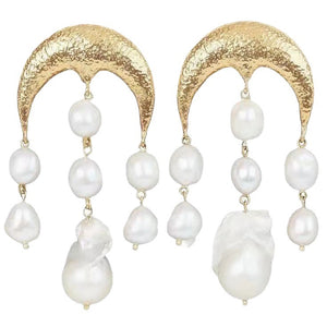 Pearl Tassel Earrings