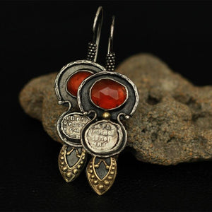 Red Water Drop  Earrings