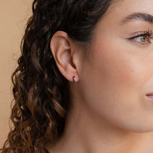 Vintage Colorful Golden Earrings