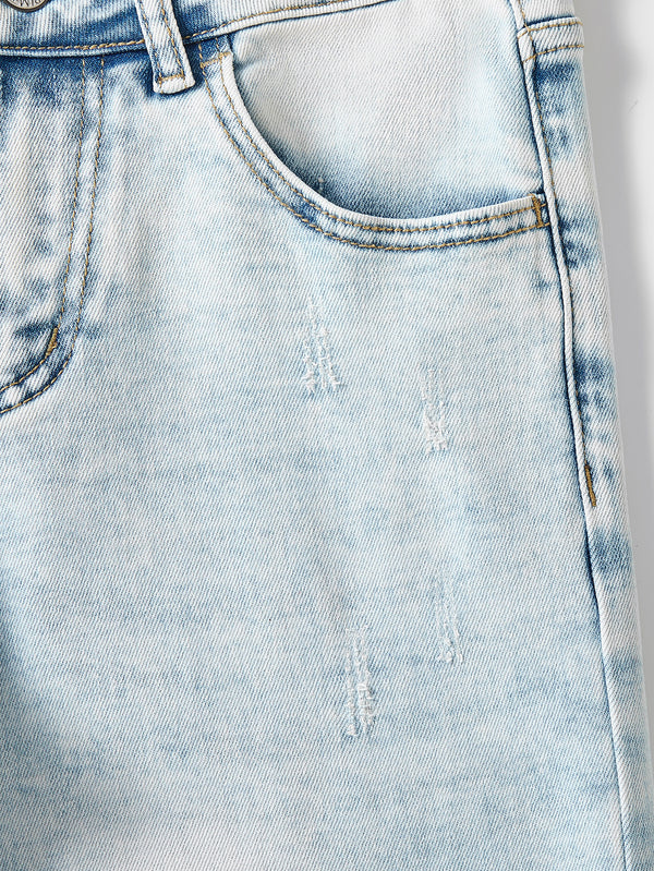 SHAPUM Women's Vintage Mid Low Rise Relax Wide Leg Jeans Stretch Basic Comfortable Denim Pants