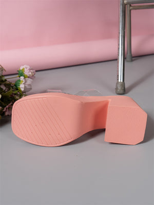 High Heeled Thick Bottom Sandal Slippers