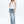 Women Mid Waisted Stretch Flare Jeans With Clean Hem BYF1023