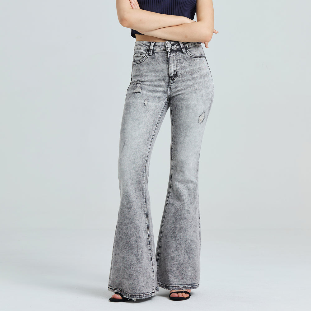 High Rise Flare Jeans