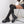 Knee High Round Toe Knit Chunky Boots