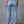 Wide Leg Fringe Washed Hole High Waist Straight Jeans