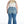 Women Super High Rise Stretch Bootcut Grinding Jeans  Pants Plus Size BYF1113