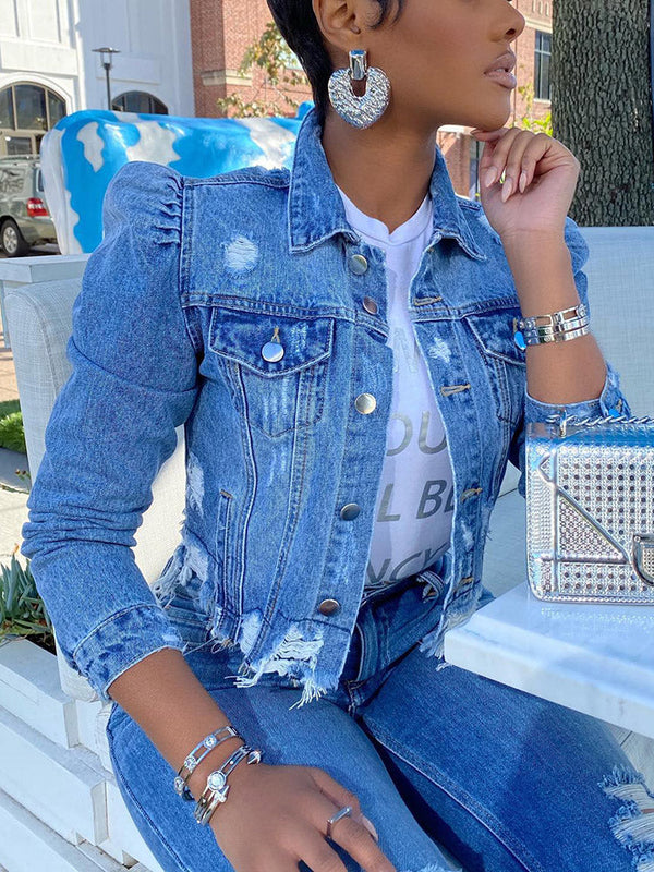 Crop Denim Jacket