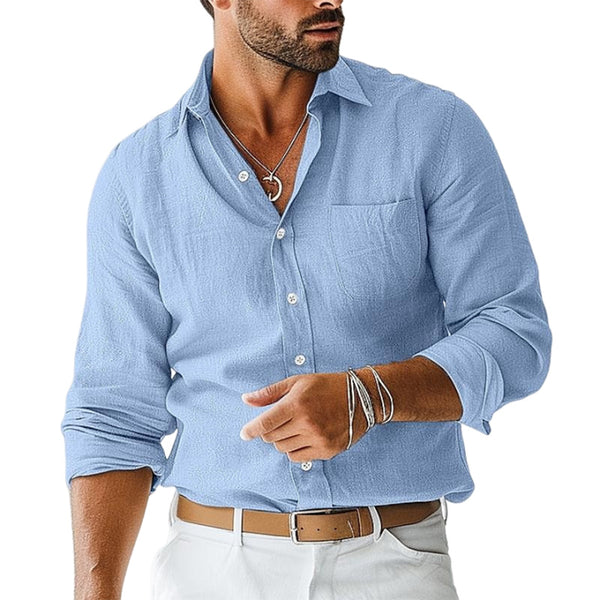 Gentleman's casual basic shirt