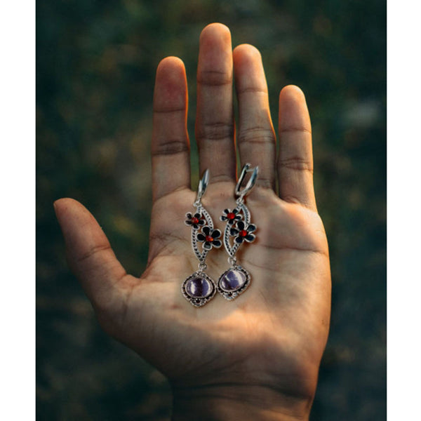 Flower earrings