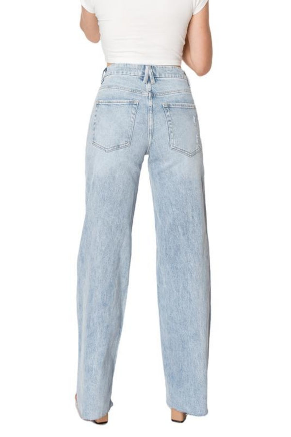 ONESO Wide Leg Jeans Stretchy Baggy Jeans