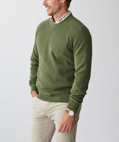 Men's Cotton Pullover Knit Sweater