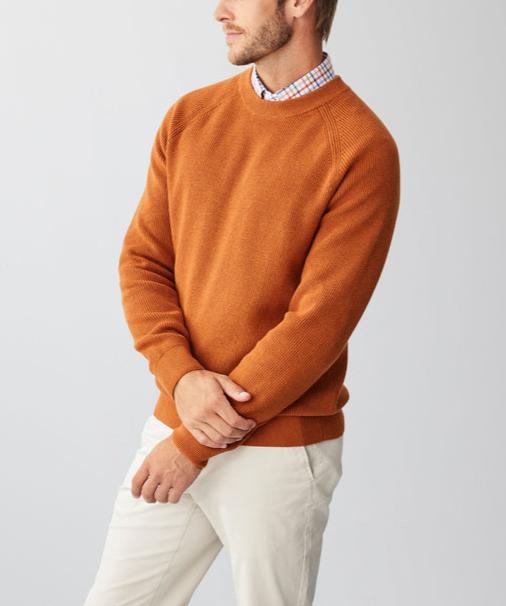 Men's Cotton Pullover Knit Sweater