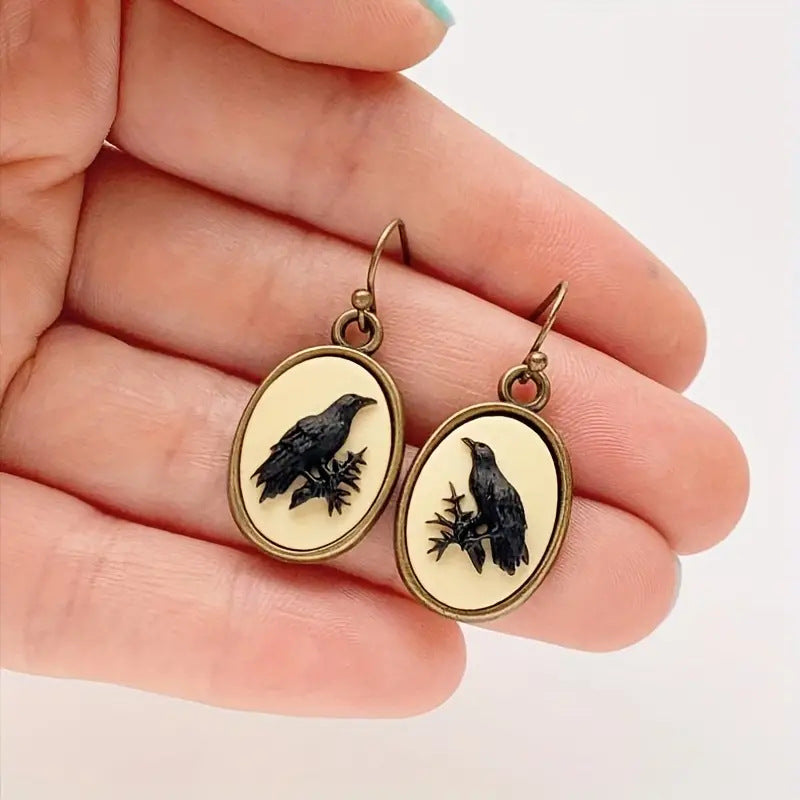 Crow Earrings