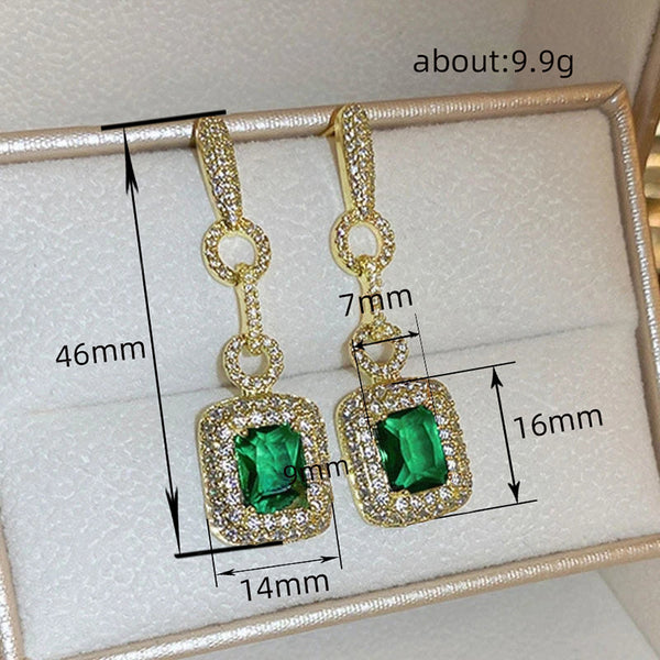 Zircon Large Earrings