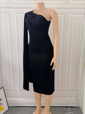 One-Shoulder Elegant Dress