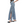 Women High Rise Stretch Wide Leg Side Slit Grinding Jeans BYW8037