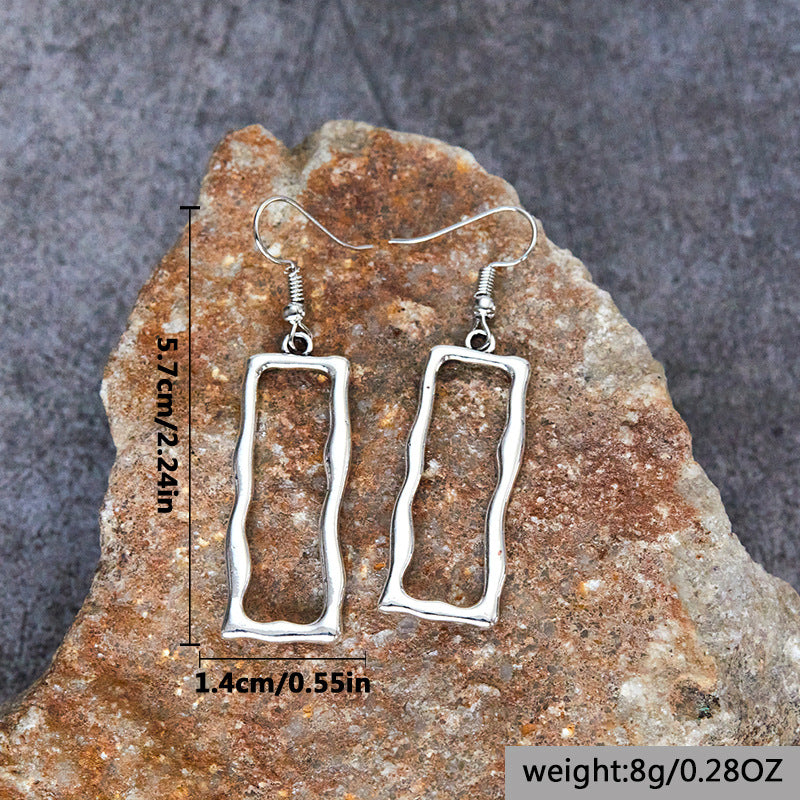 Square Hollow Earrings