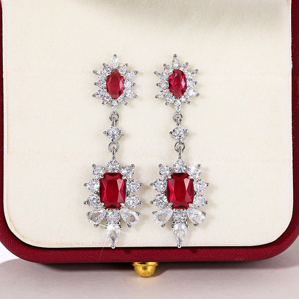 Ruby Earrings