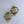 Vintage Hexagonal Green & Pearl Earrings