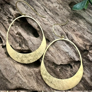 Vintage Hollow Golden Earrings