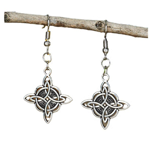 Celtic Knot Pendant Earrings