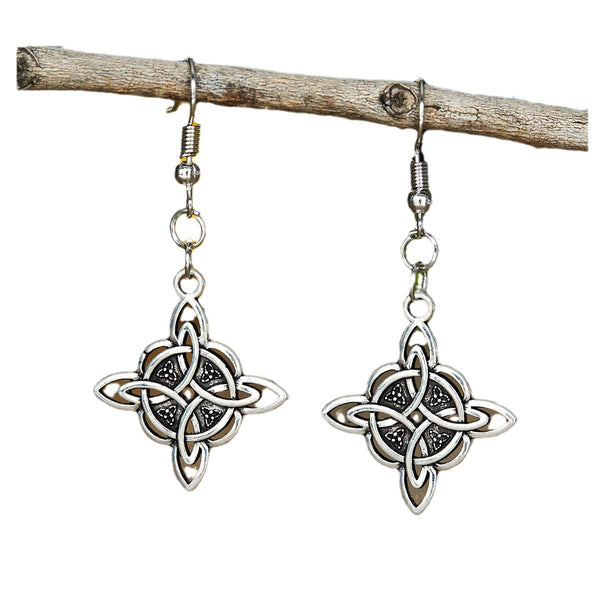 Celtic Knot Pendant Earrings