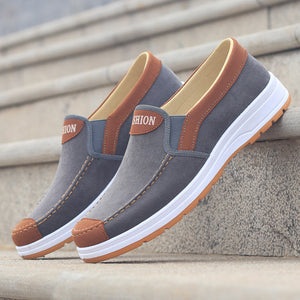 Men's cloth shoes are breathable and comfortable non-slip canvas shoes